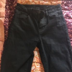 American Eagle Curvy Hi Rise Jegging Black size 2